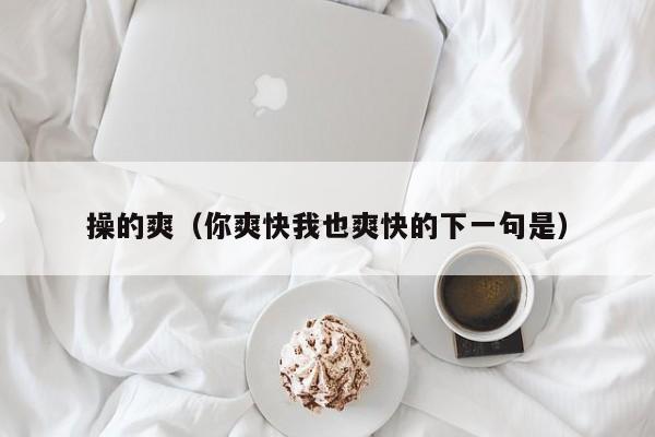 操的爽(你爽快我也爽快的下一句是)