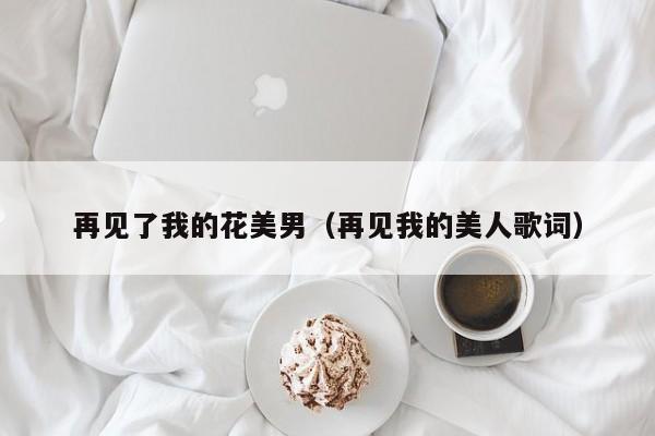 再见了我的花美男(再见我的美人歌词)