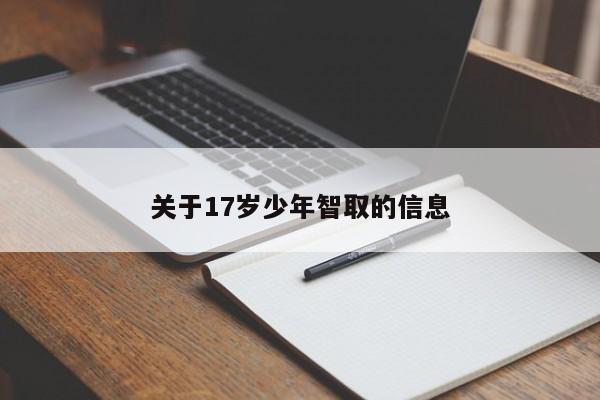 关于17岁少年智取的信息