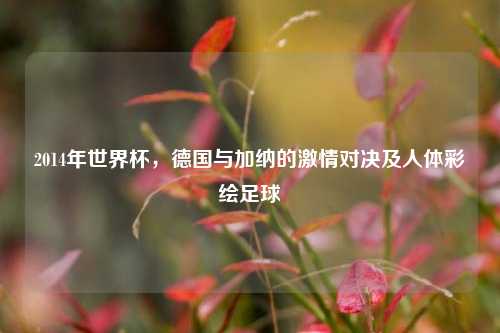 2014年世界杯，德国与加纳的激情对决及人体彩绘足球