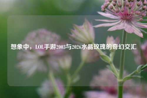 想象中，LOL手游2003与2026水晶玫瑰的奇幻交汇