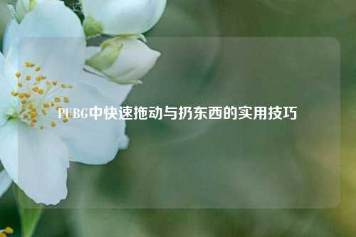 PUBG中快速拖动与扔东西的实用技巧